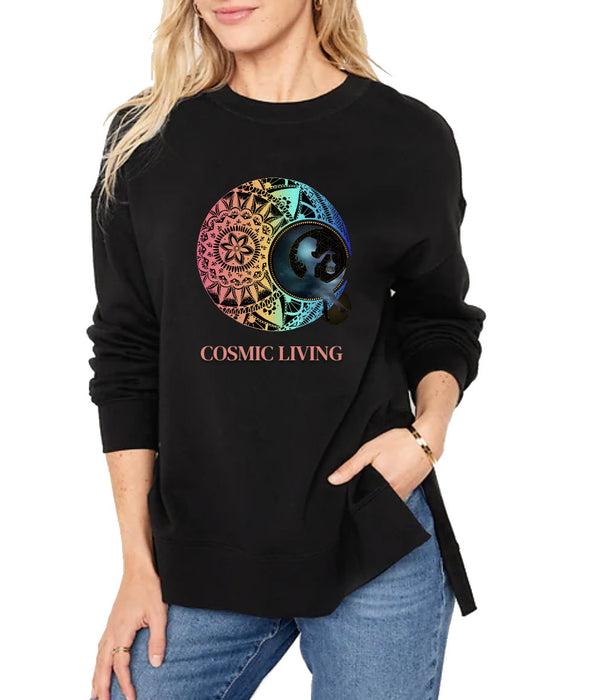 Celestial Glow Tunic Sweater